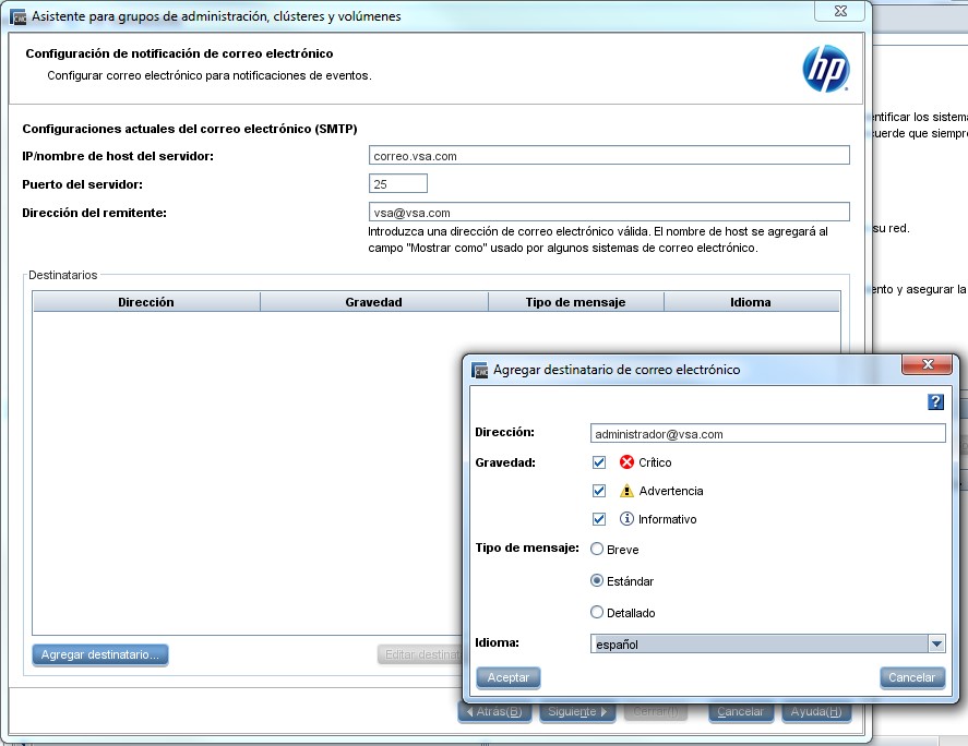 hp-vsa-instalacion-store-virtual-centralized-management-configurar-servidor-y-direcciones
